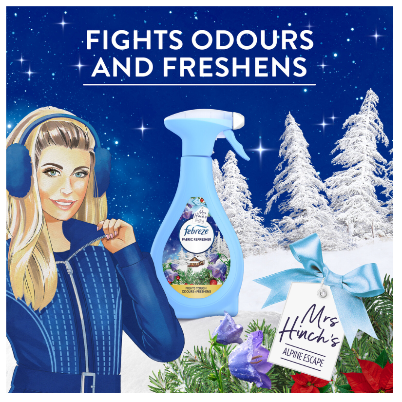 Febreze Fabric Refresher Mrs Hinch Alpine Escape 8 x 500ml